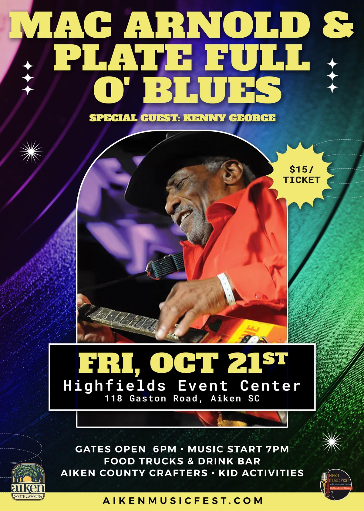 Mac Arnold & Plate Full O' Blues Poster