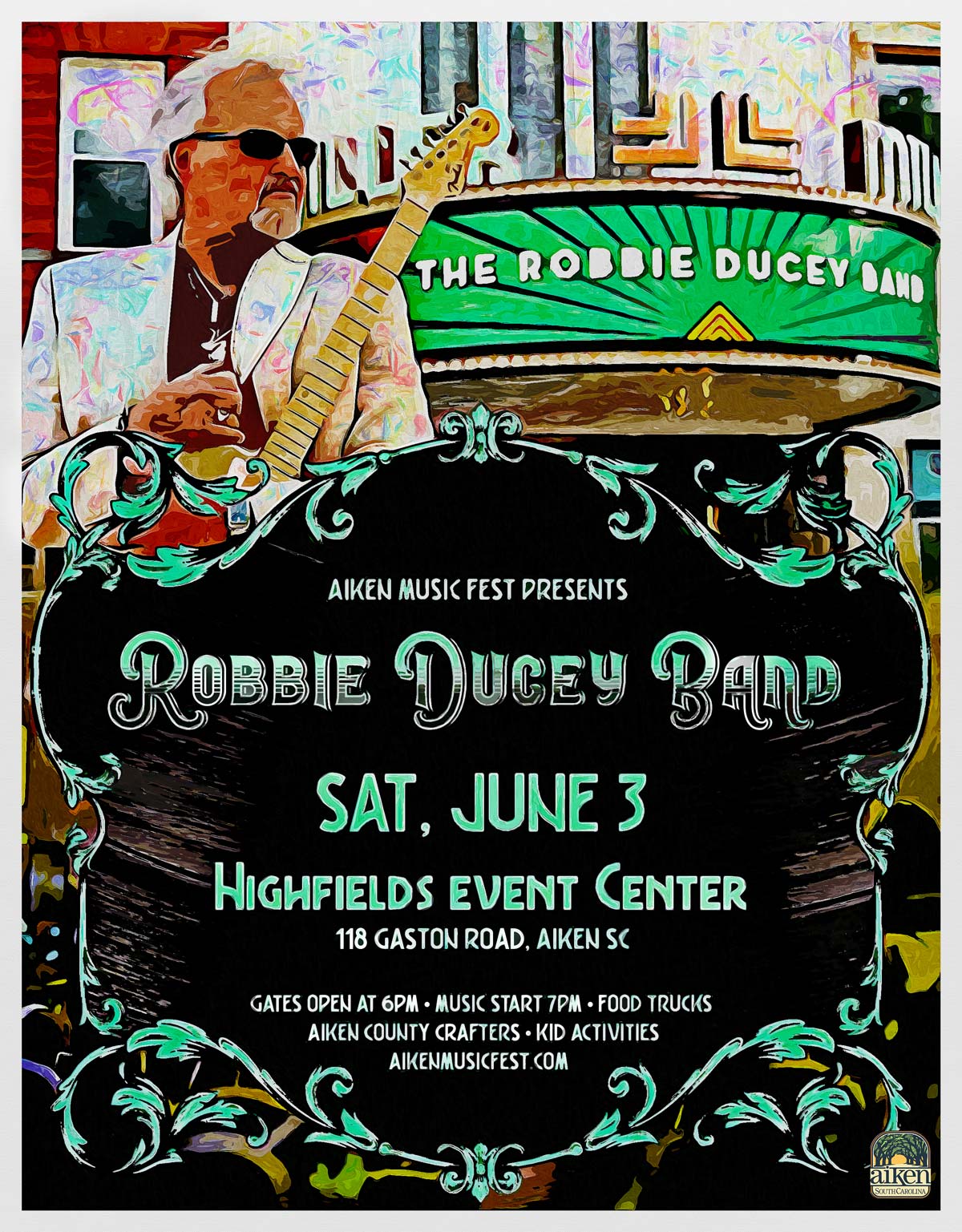 Robbie Ducey Band Poster