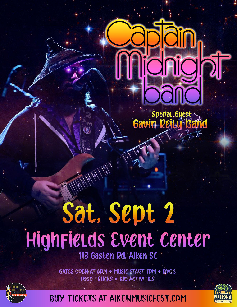 Captain Midnight Band Poster